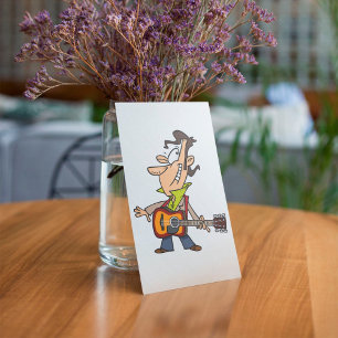 Invitation Guitare Man Rockstar