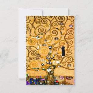 Invitation Gustav Klimt Arbre de vie