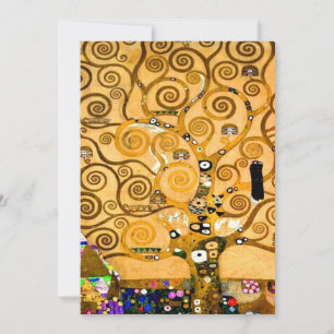 Invitation Gustav Klimt Arbre de vie
