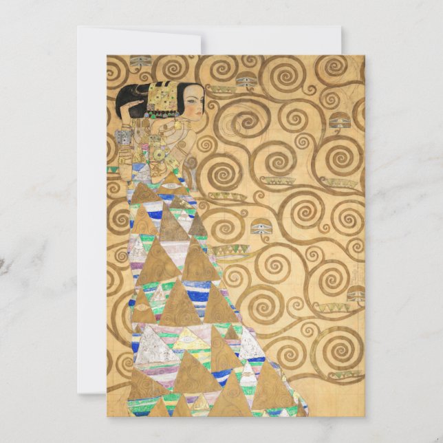 Invitation Gustav Klimt - Expectation, Stoclet Frieze (Devant)