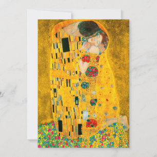 Invitation Gustav Klimt Le Baiser