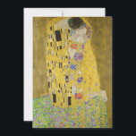 Invitation Gustav Klimt - Le baiser<br><div class="desc">The Kiss / Der Kuss - Gustav Klimt en 1907-1908</div>