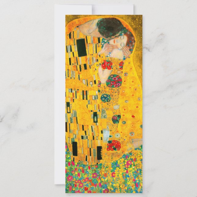 Invitation Gustav Klimt Le Baiser (Devant)