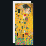 Invitation Gustav Klimt Le Baiser<br><div class="desc">Carte représentant la peinture à l’huile de Gustav Klimt avec la feuille d’or The Kiss (1908). Un homme et une femme,  aux couleurs dorées brillantes,  embrassent et embrassent avec amour dans un champ de fleurs. Un grand cadeau pour les amateurs d'art Art Nouveau et autrichien.</div>
