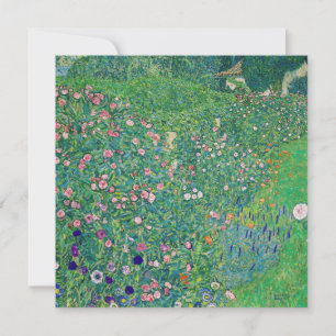 Invitation Gustav Klimt - Paysage du jardin italien