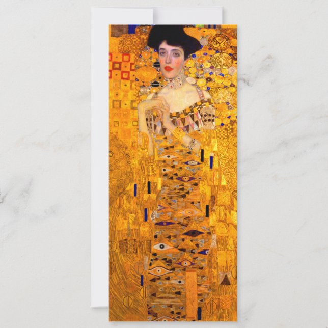 Invitation Gustav Klimt Portrait d'Adele Bloch Bauer (Devant)