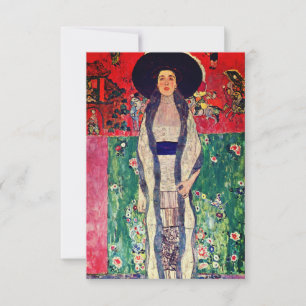 Invitation Gustav Klimt Portrait d'Adele Bloch-Bauer II