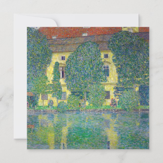 Invitation Gustav Klimt - Schloss Kammer am Attersee III (Devant)