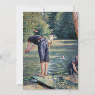 Invitation Gustave Caillebotte - Bathers, Banque des Yerres