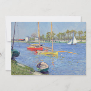 Invitation Gustave Caillebotte - La Seine à Argenteuil