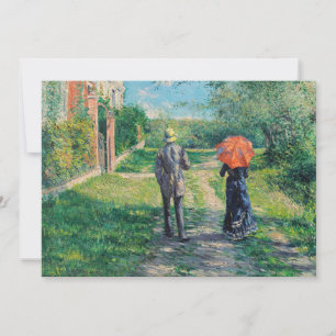 Invitation Gustave Caillebotte - Le Chemin montant