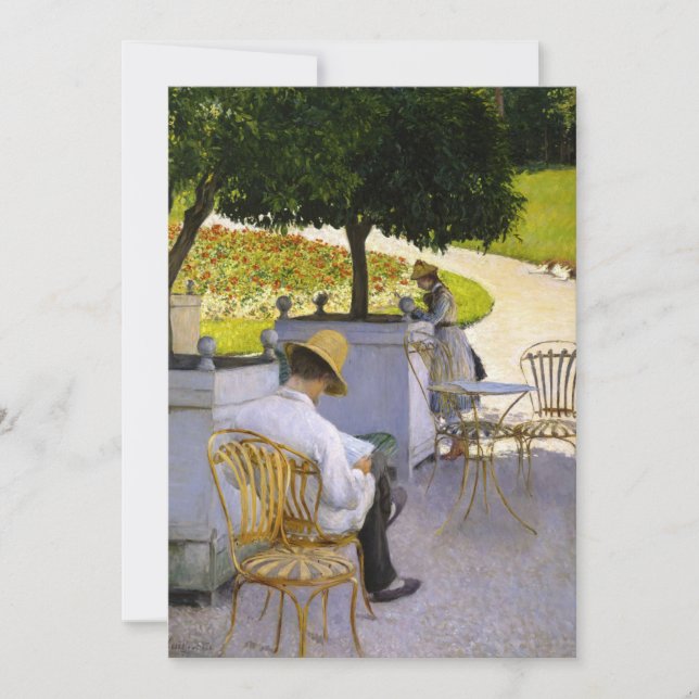 Invitation Gustave Caillebotte - Les Orangers (Devant)