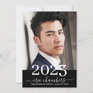 Invitation Guy Photo Graduation Party Classe De 2023
