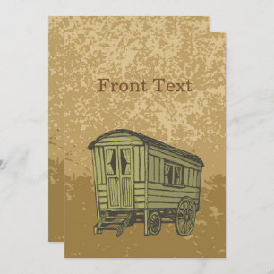 Invitation Gypsy caravan wagon