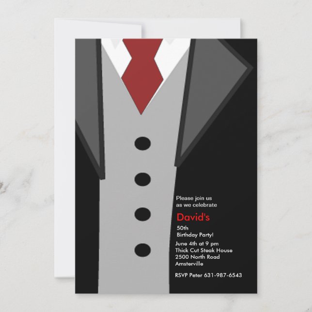 Invitation Habillez-vous jusqu'aux 9 (Devant)