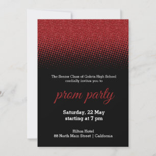 Invitation Halftone Moderne