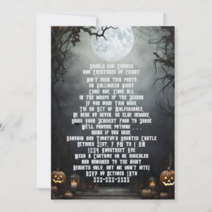 Invitation Halloween