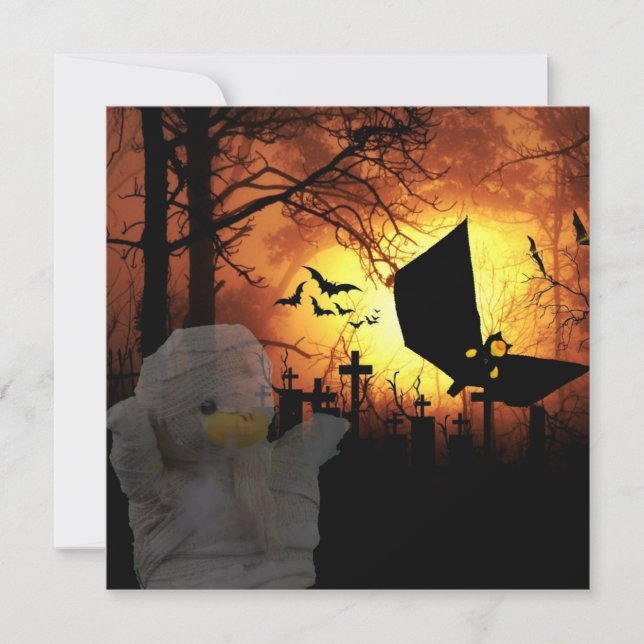 Invitation Halloween  (Devant)