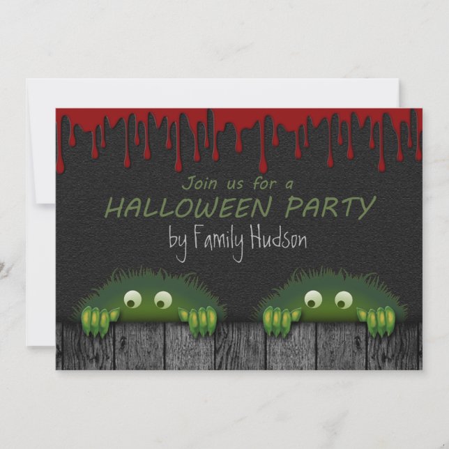 Invitation Halloween (Devant)