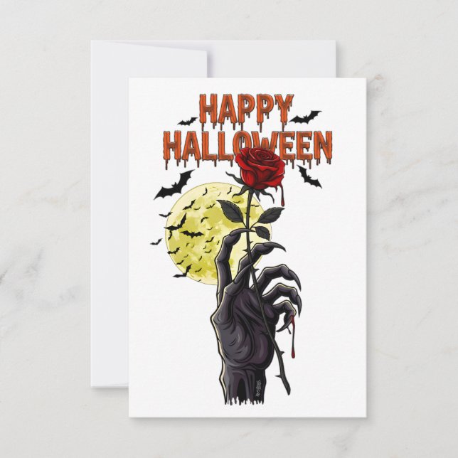 Invitation halloween (Devant)