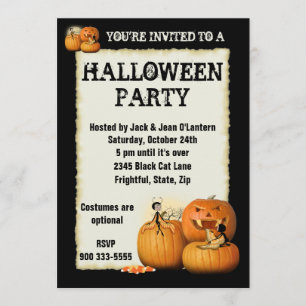 Invitation Halloween