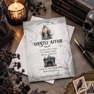 Invitation Halloween Affaire Fantomatique