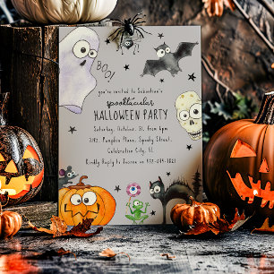 Invitation Halloween amusant pour enfants mignons