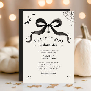 Invitation Halloween Baby shower éffrayant