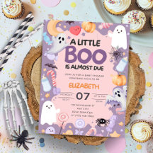 Halloween baby shower Little Boo