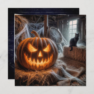 Invitation Halloween Barn Party
