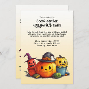 Invitation HALLOWEEN Bash tactile !