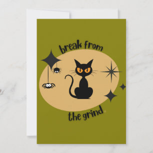 Invitation Halloween BFTG du milieu du siècle