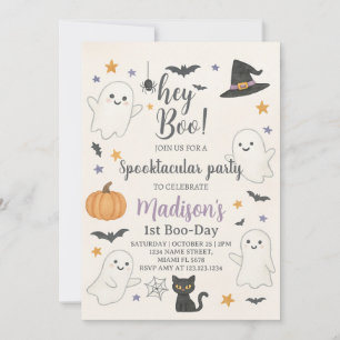 Invitation Halloween Boo Bash Spooktacular Party