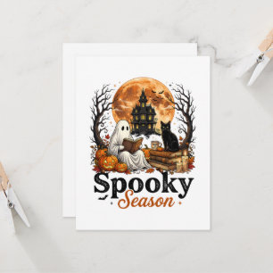 Invitation Halloween Célébrer la Saison Surnaturelle Fantôme