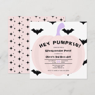 Invitation Halloween Citrouille moderne N'importe quelle anné