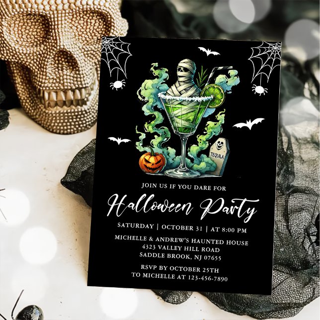 Invitation Halloween Cocktails Party (Créateur téléchargé)
