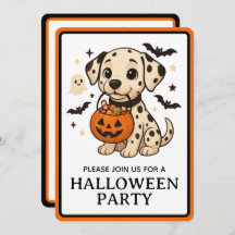 Halloween Dalmatie Chien Trick ou Treat Party