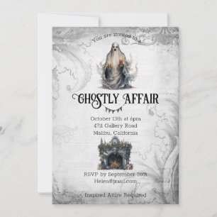 Invitation Halloween de l'affaire Ghoarly