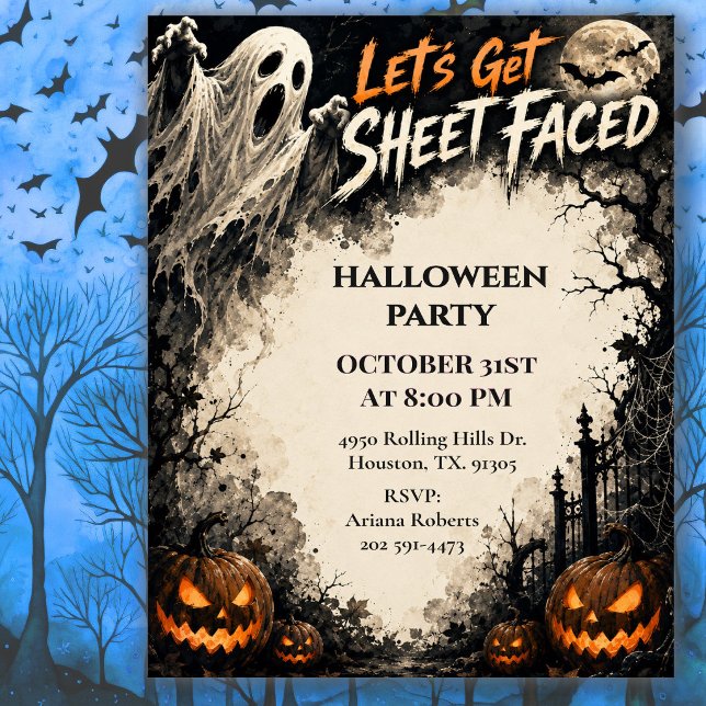Invitation Halloween : Déchaînons les Têtes de Feuille (Créateur téléchargé)