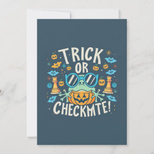 Invitation Halloween des échecs