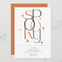 Halloween esthétique moderne minimaliste éffrayant