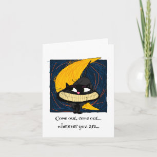 Invitation Halloween Fraidy Cat