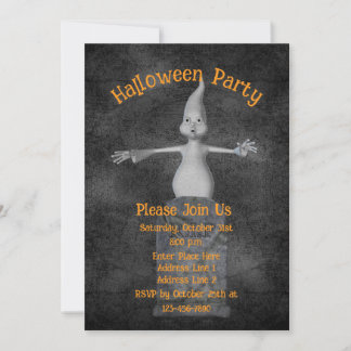 Invitation Halloween frelate de fantôme