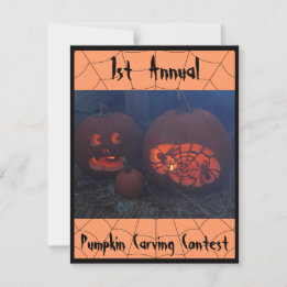 Invitation Halloween Jack-O-Lantern -