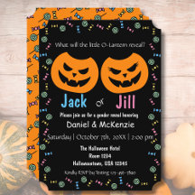 Halloween Jack ou Jill O-Lantern Reveal genre