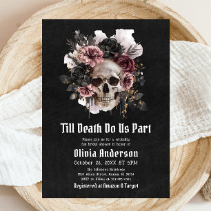 Invitation Halloween Jusqu'à la mort Faisons-nous partie Fête