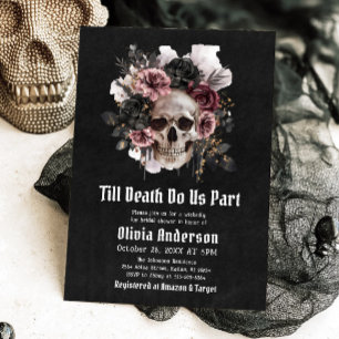 Invitation Halloween Jusqu'à la mort Faisons-nous partie Fête