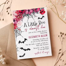 Halloween Le Petit Boo Est Presque Un Baby shower