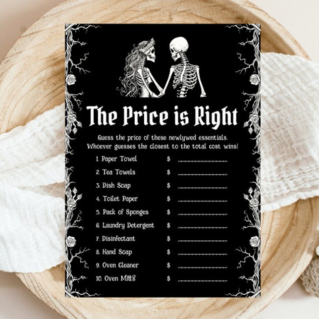 Invitation Halloween le prix est la bonne Fête des mariées je (Créateur téléchargé)