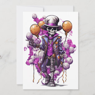 Invitation Halloween Masquerade costumes Éffrayants Falloween